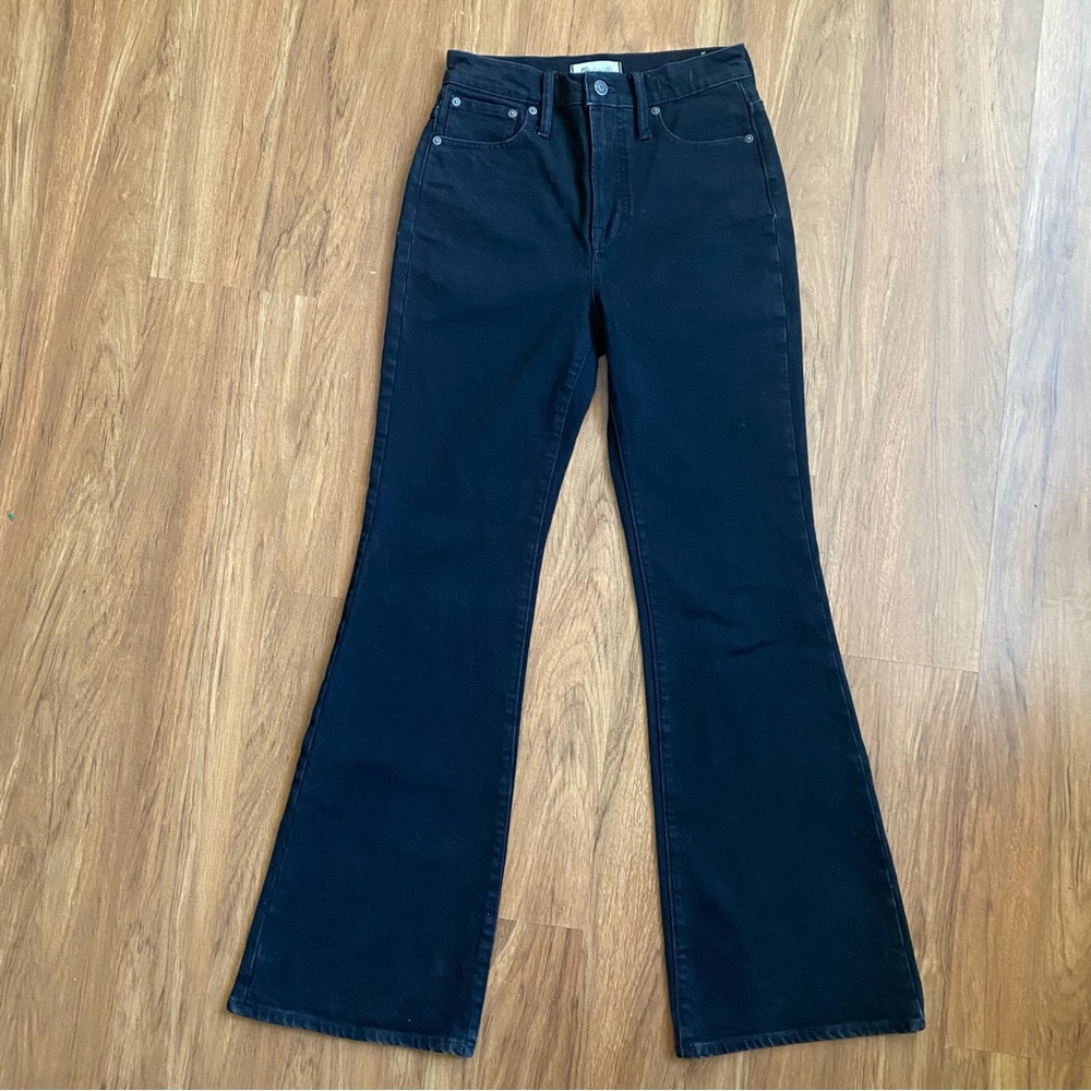 Madewell The Perfect Vintage Flare Jeans Black